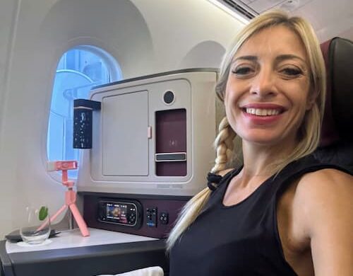 upgrade business class Qatar Airways